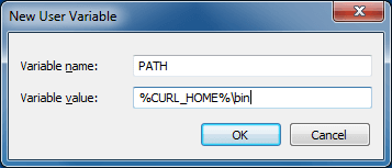 curl path variable