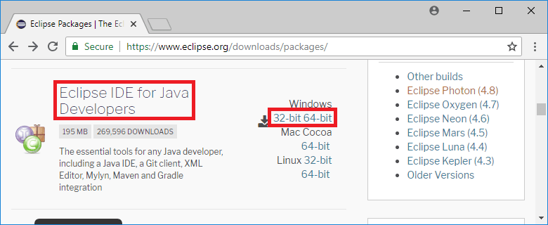 download eclipse ide java ee developers 64 bit