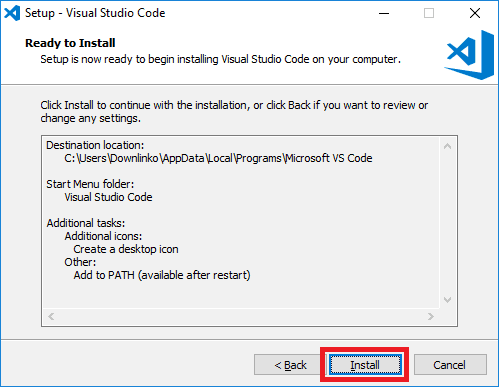 setup visual studio