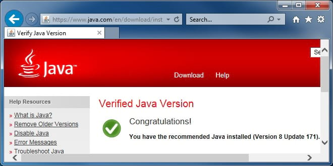 java 8 verified page