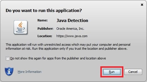 java allow applet to run