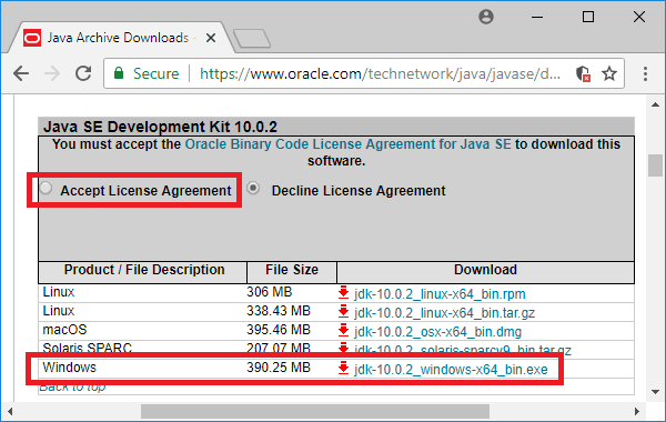 java se development kit 10 vs 9