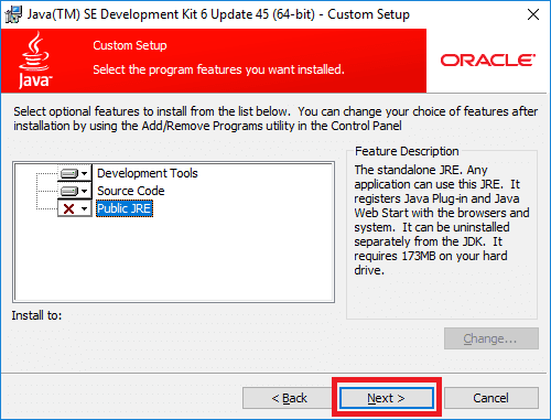 java update 45 64 bit