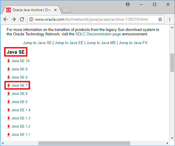 java se development kit 7 windows x86 32 bit