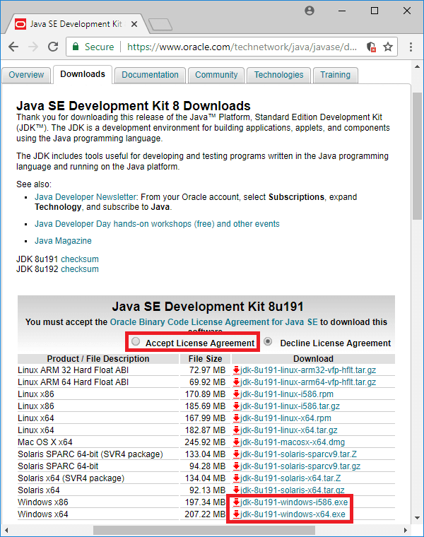 free jdk 8 download for windows 10 64 bit