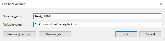 jdk 9 home variable