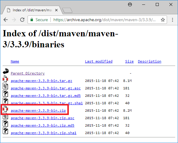 maven 3-3-9 binaries