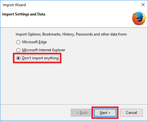 firefox 56 import data wizard