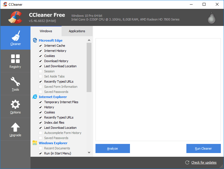 unable to download and install ccleaner 5.49.1